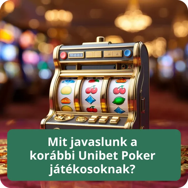 Mit javaslunk a korábbi Unibet Poker játékosoknak?