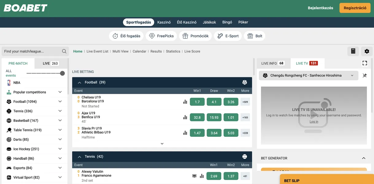 Boabet Sportfogadás